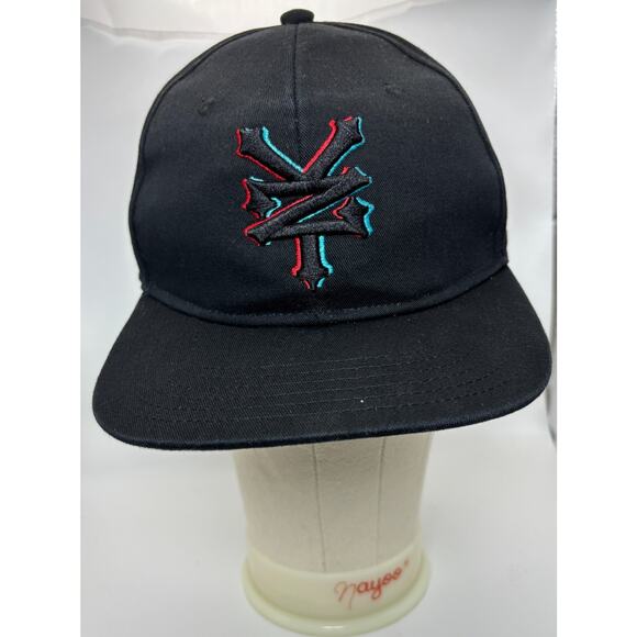 Zoo York Snapback Hat NYC Est 1993 Black Gridlock Brim 3D Logo Adjustable Cap - Picture 1 of 10